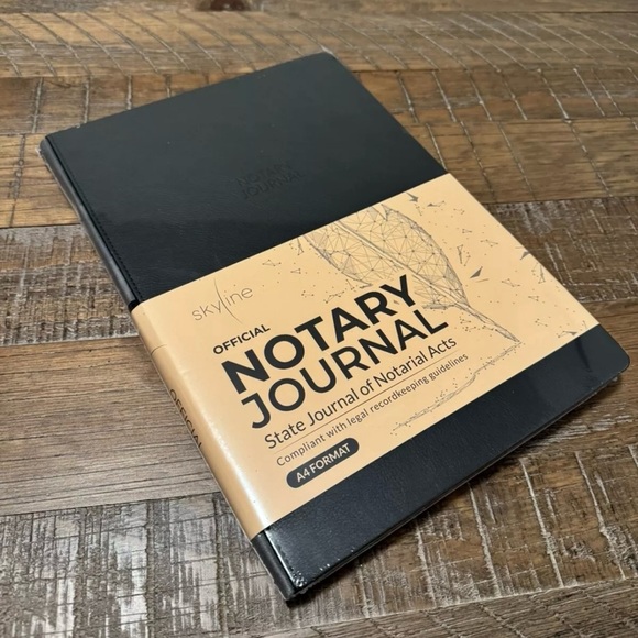 Skyline NOTARY JOURNAL State Journal of Notarial Acts Public Record Book A4 525 - Picture 4 of 5